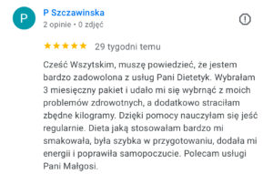 konsultacja dietetyczna pakiet