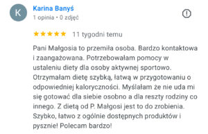jadłospis i konsultacja z dietetykiem klinicznym