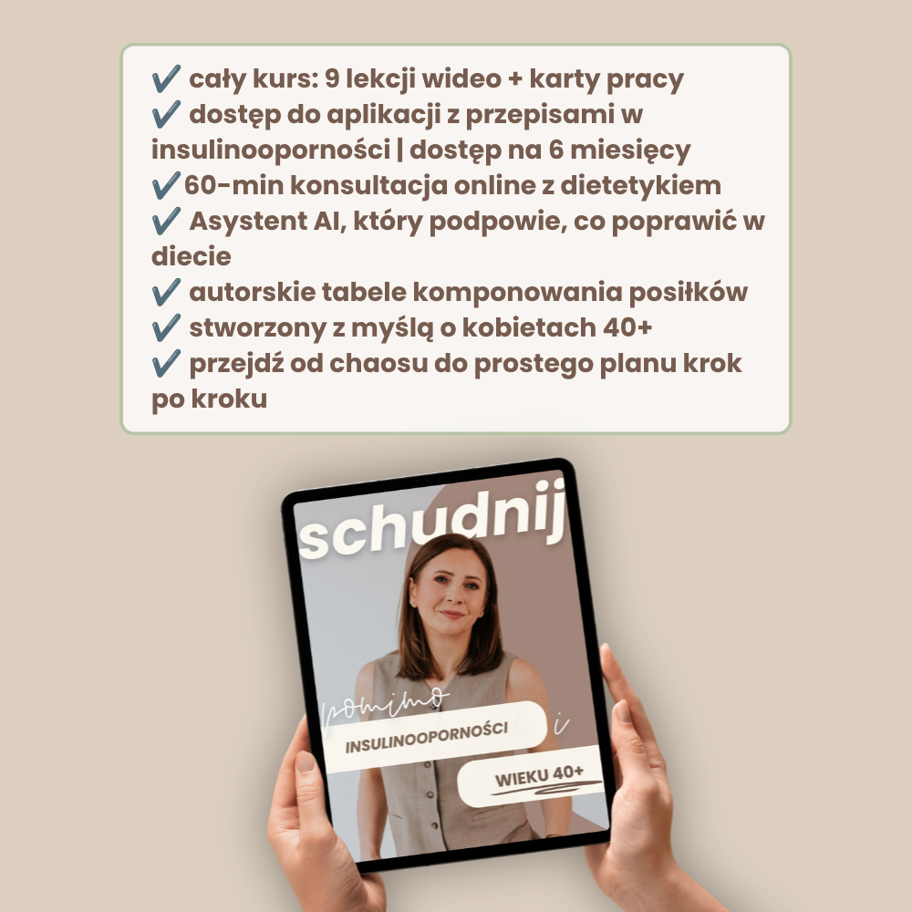 kurs insulinoopornosc odchudzanie i konsultacja dietetyk